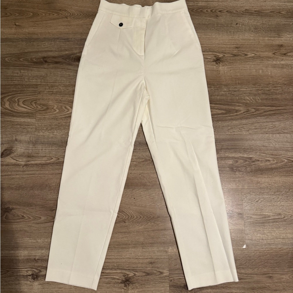 Elegant Cream Women's Pants